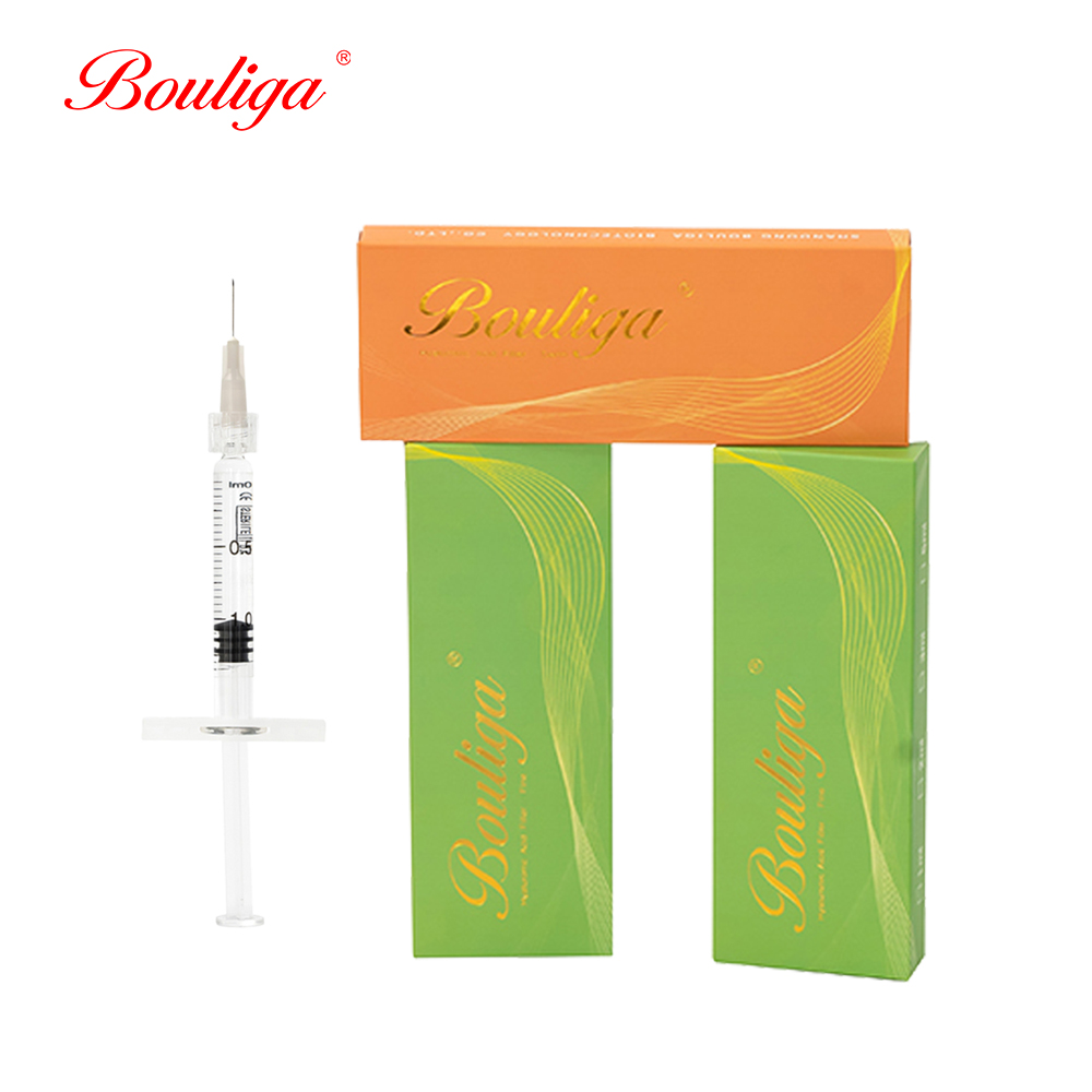 Bouliga 2 ml Volumen 100 % reiner Hyaluronsäure-Füller für Gesichtsfalten und -falten